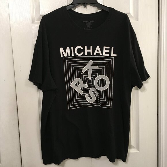 Michael Kors Black Logo T-Shirt - Picture 1 of 4
